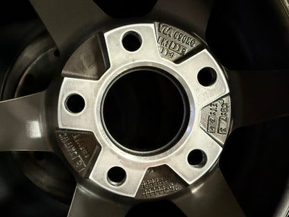 New 17X8 ET35 AOW Flow Formed TE37SL Rim (4 wheel) Dark Gunmetal 5X114.3