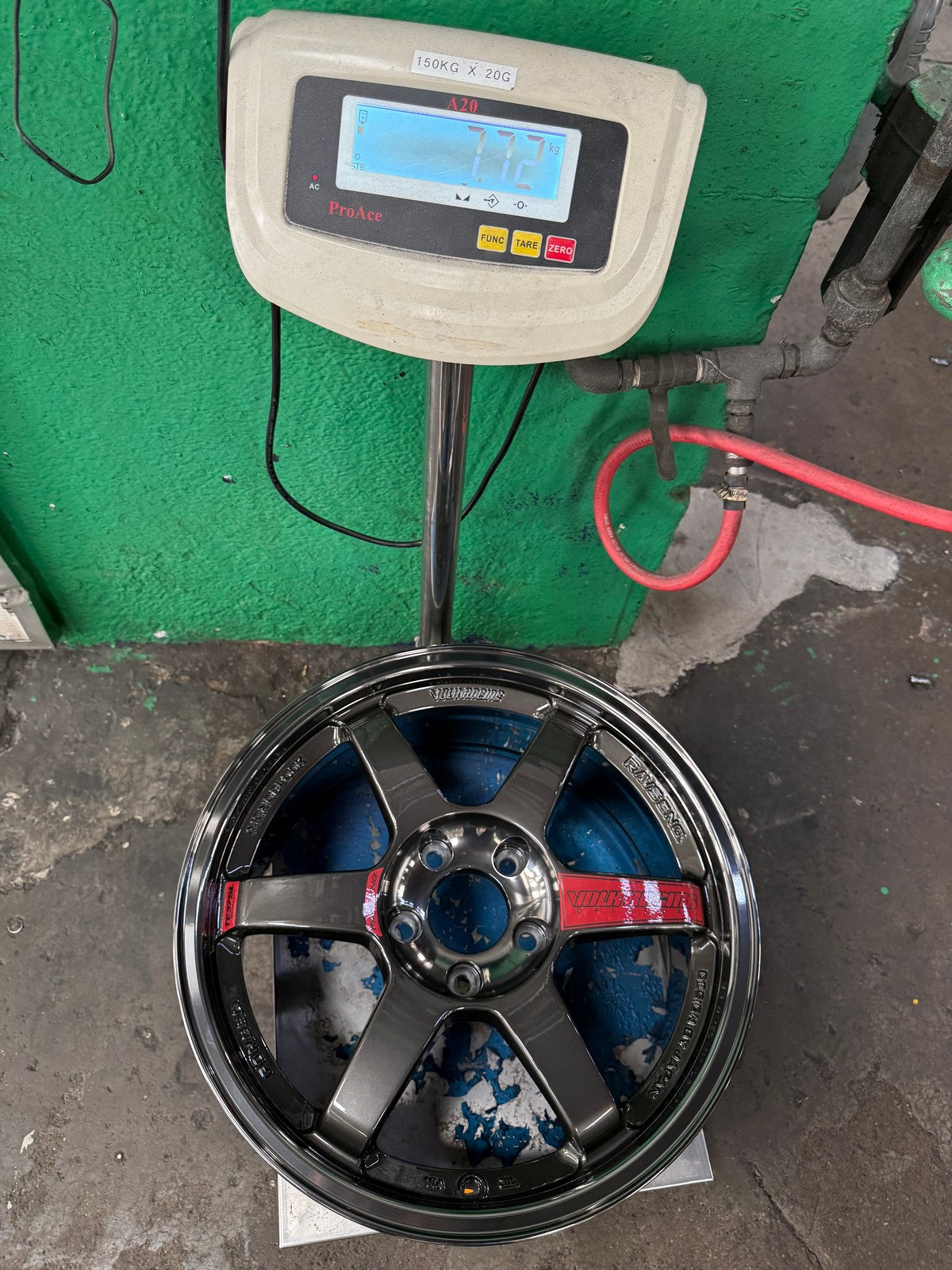 New 17X8 ET35 AOW Flow Formed TE37SL Rim (4 wheel) Dark Gunmetal 5X114.3