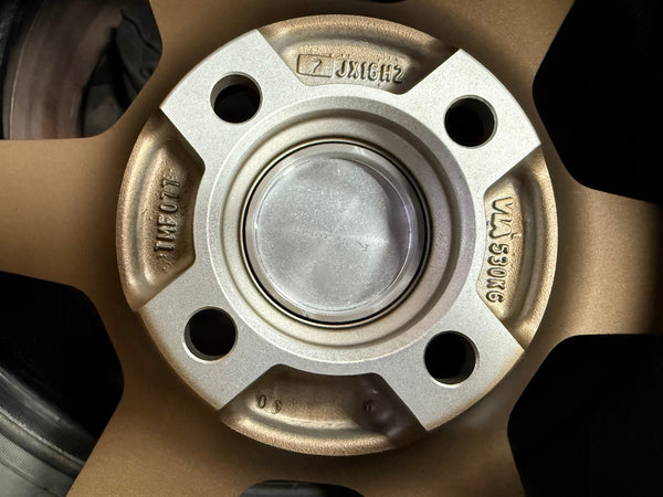 New 16X7 ET40 AOW Flow Formed TE37 Rim (4 wheel) Matt Bronze 4X100