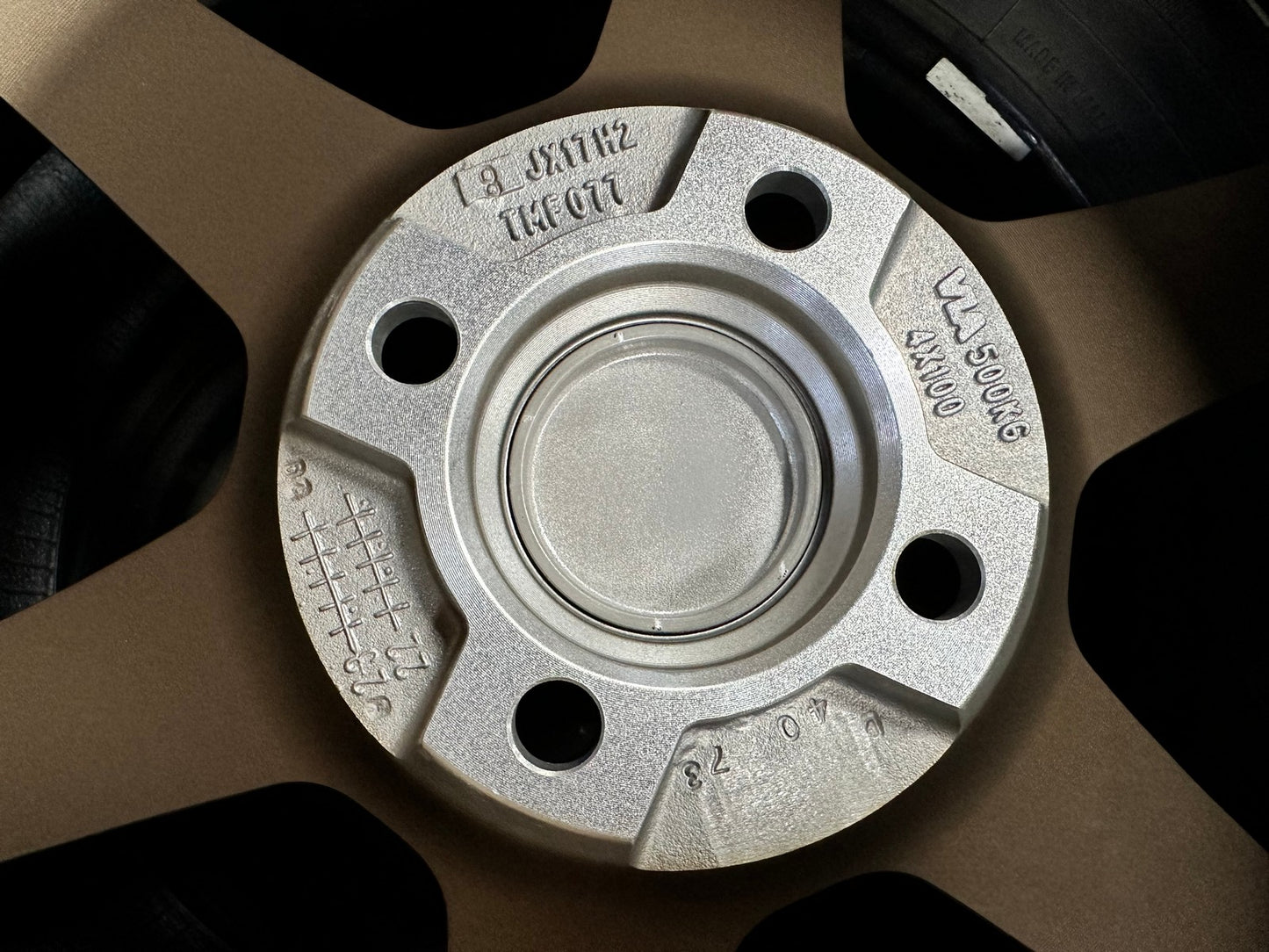 New 17X8 ET40 AOW Flow Formed TE37 Rim (4 wheel) Matt Bronze 4X100