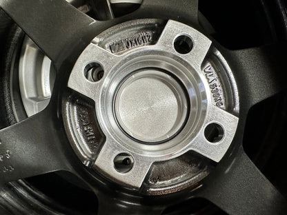 New 16X7 ET40 AOW Flow Formed TE37 Rim (4 wheel) Gloss Gunmetal 4X100