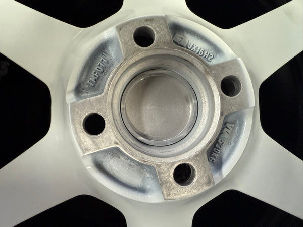 New 16X7 ET40 AOW Flow Formed TE37 Rim (4 wheel) Gloss White 4X100