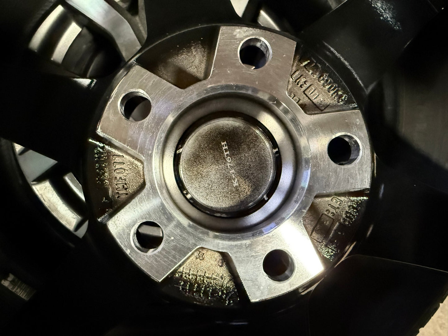 New 17X8 ET35 AOW Flow Formed TE37 Rim (4 wheel) Gloss Black 5X112