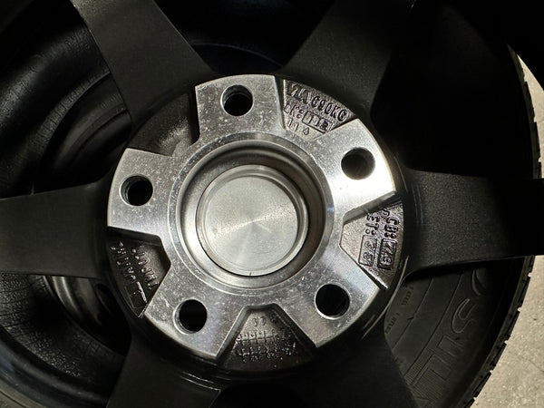 New 17X8 ET35 AOW Flow Formed TE37 Rim (4 wheel) Gloss Gunmetal 5X112