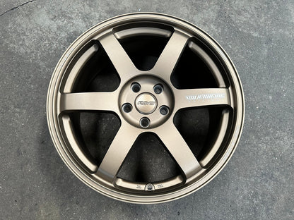New 19X8.5 ET42 AOW Flow Formed TE37 SAGA Rim (4 wheel) Matt Bronze 5X114.3