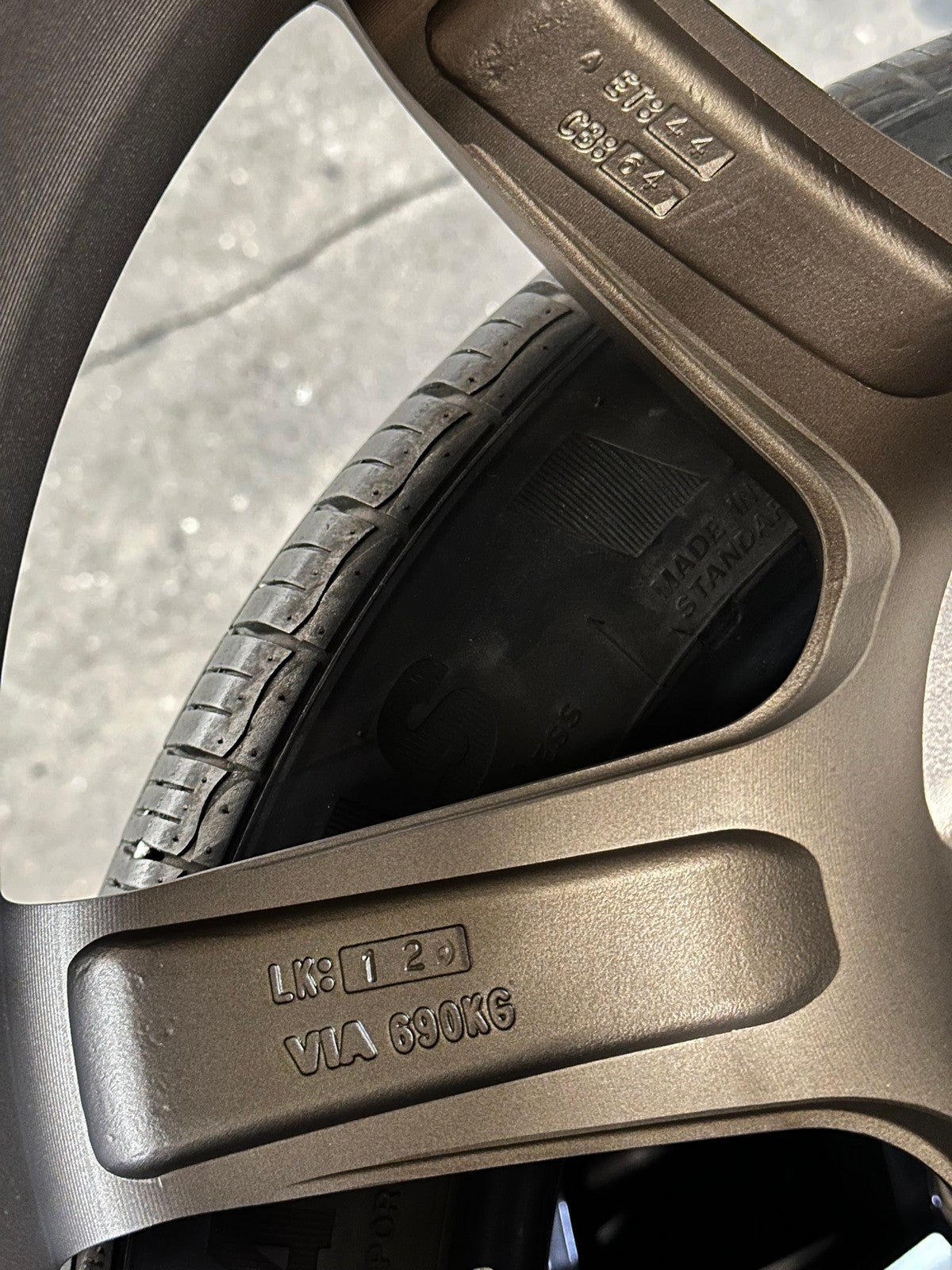 New 18X9.5 ET44 AOW Flow Formed TE37 SAGA Rim (4 wheel) Matt Bronze 5X120