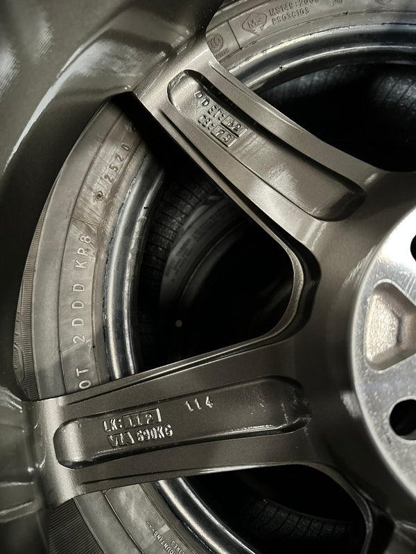 New 19X8.5 ET42 AOW Flow Formed TE37 SAGA Rim (4 wheel) Gloss Gunmetal 5X114.3