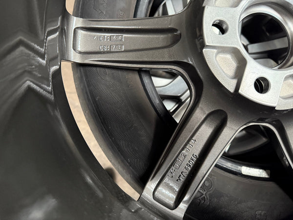 New 18X8 ET45 AOW Flow Formed TE37 SAGA Rim (4 wheel) Gloss Gunmetal 5X112