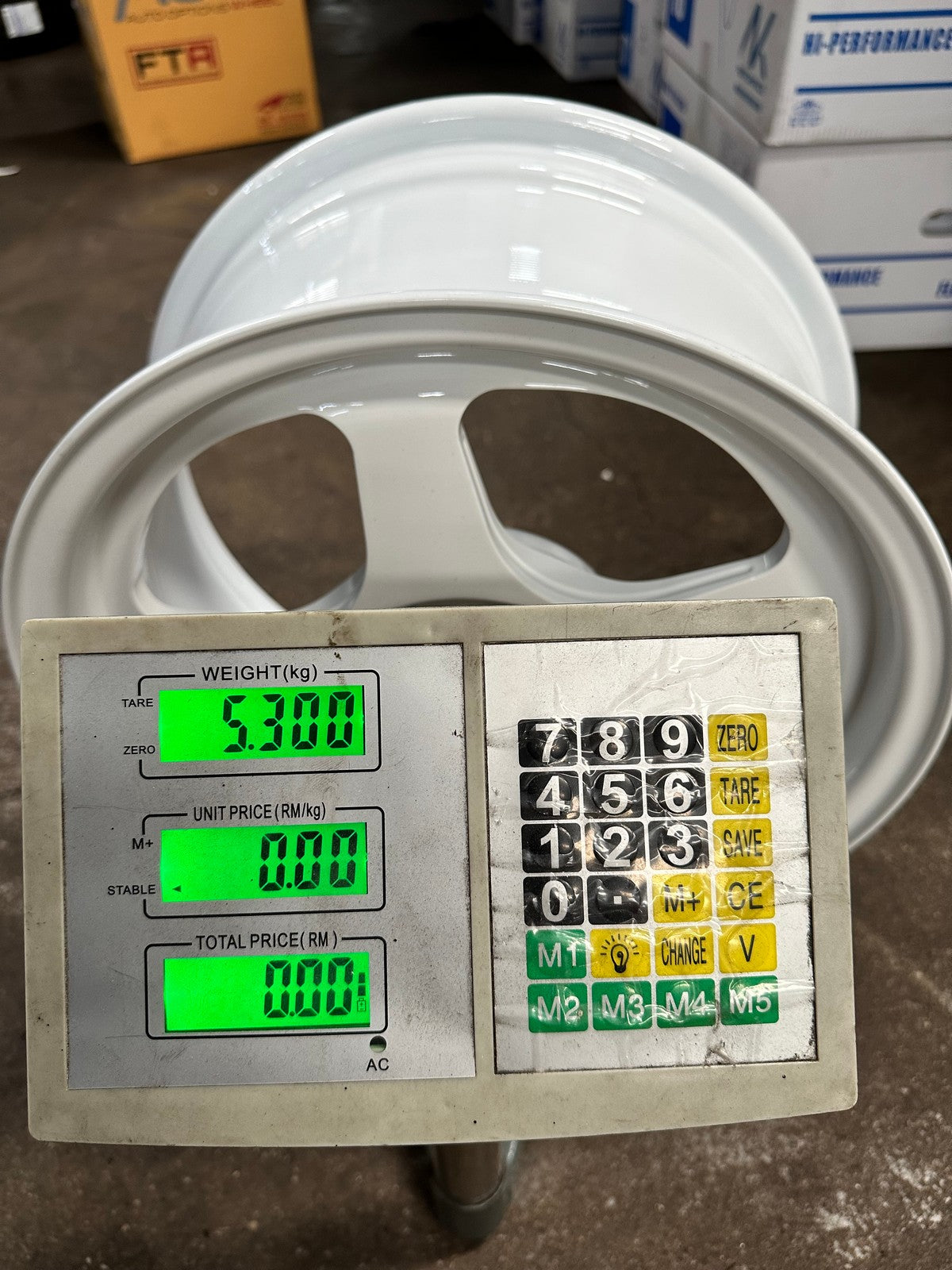 New 15X7 ET35 AOW Flow Formed Evo Rim (4 wheel) Gloss White 5X114.3