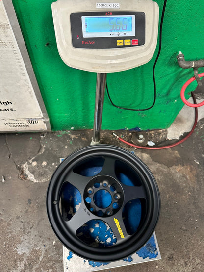 New 15X7.5 ET28 AOW Flow Formed Spoon Rim (4 wheel) Matt Black 5X114.3