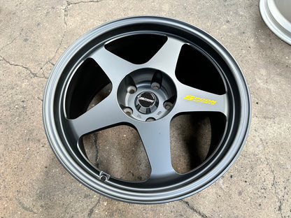 New 18X9.5 ET44 AOW Flow Formed Spoon Rim (4 wheel) Matt Black 5X120