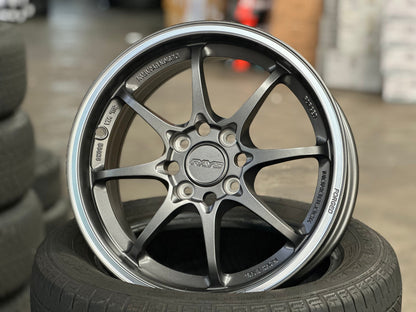 New 15X6.5 ET40 AOW Flow Formed CE28 Rim (4 wheel) Matt Gunmetal 4X100