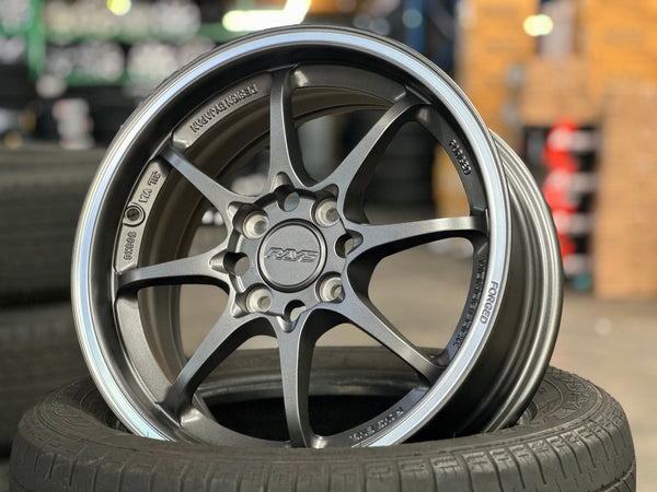 New 15X6.5 ET40 AOW Flow Formed CE28 Rim (4 wheel) Matt Gunmetal 4X100