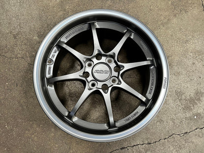 New 15X6.5 ET40 AOW Flow Formed CE28 Rim (4 wheel) Matt Gunmetal 4X100