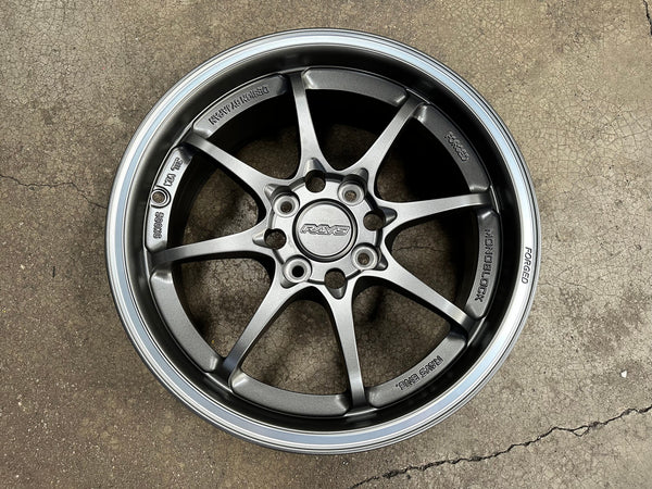 New 15X6.5 ET40 AOW Flow Formed CE28 Rim (4 wheel) Matt Gunmetal 4X100