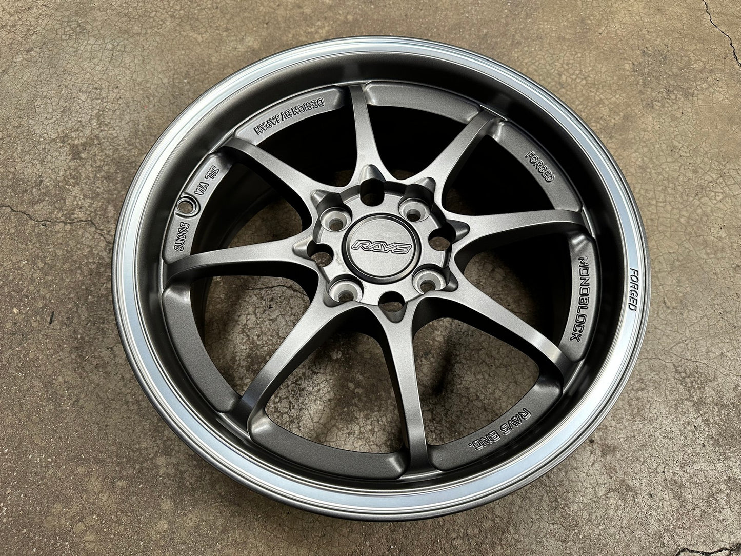 New 15X6.5 ET40 AOW Flow Formed CE28 Rim (4 wheel) Matt Gunmetal 4X100