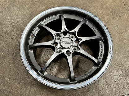 New 15X6.5 ET40 AOW Flow Formed CE28 Rim (4 wheel) Matt Gunmetal 4X100