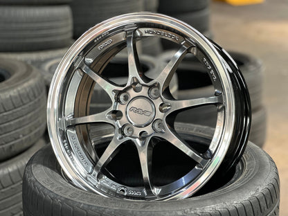 New 15X6.5 ET40 AOW Flow Formed CE28 Rim (4 wheel) Gloss Silver 4X100