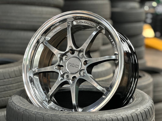 New 15X6.5 ET40 AOW Flow Formed CE28 Rim (4 wheel) Gloss Silver 4X100