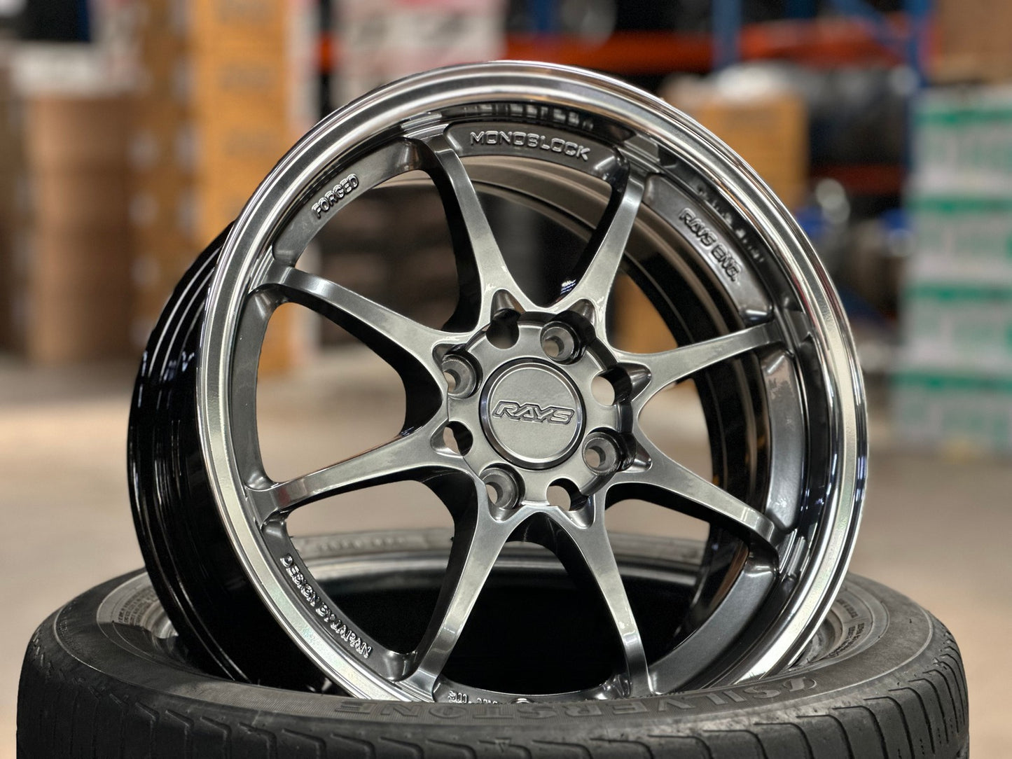 New 15X6.5 ET40 AOW Flow Formed CE28 Rim (4 wheel) Gloss Silver 4X100