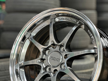 New 15X6.5 ET40 AOW Flow Formed CE28 Rim (4 wheel) Gloss Silver 4X100