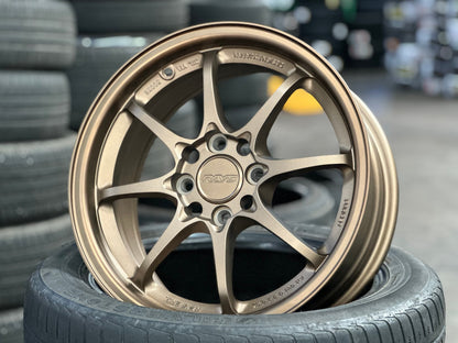 New 15X6.5 ET40 AOW Flow Formed CE28 Rim (4 wheel) Matt Bronze 4X100