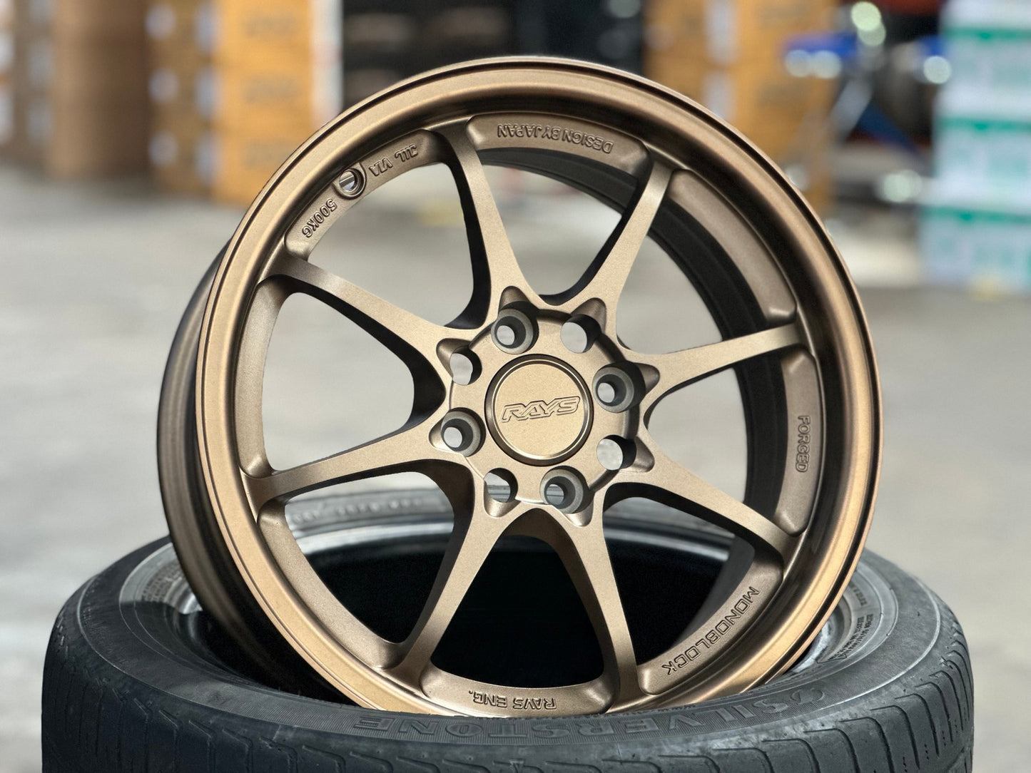 New 15X6.5 ET40 AOW Flow Formed CE28 Rim (4 wheel) Matt Bronze 4X100