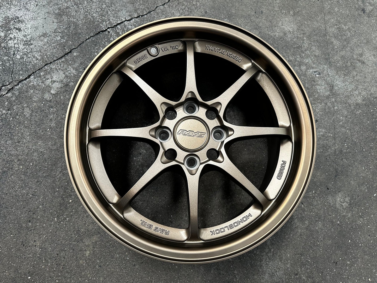 New 15X6.5 ET40 AOW Flow Formed CE28 Rim (4 wheel) Matt Bronze 4X100