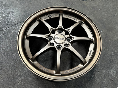 New 15X6.5 ET40 AOW Flow Formed CE28 Rim (4 wheel) Matt Bronze 4X100