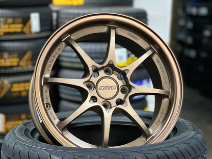 New 15X7 ET35 AOW Flow Formed CE28 Rim (4 wheel) Matt Bronze 4X100