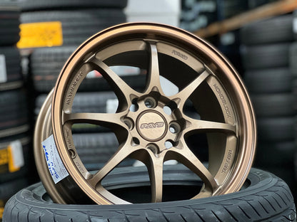 New 15X7 ET35 AOW Flow Formed CE28 Rim (4 wheel) Matt Bronze 4X100