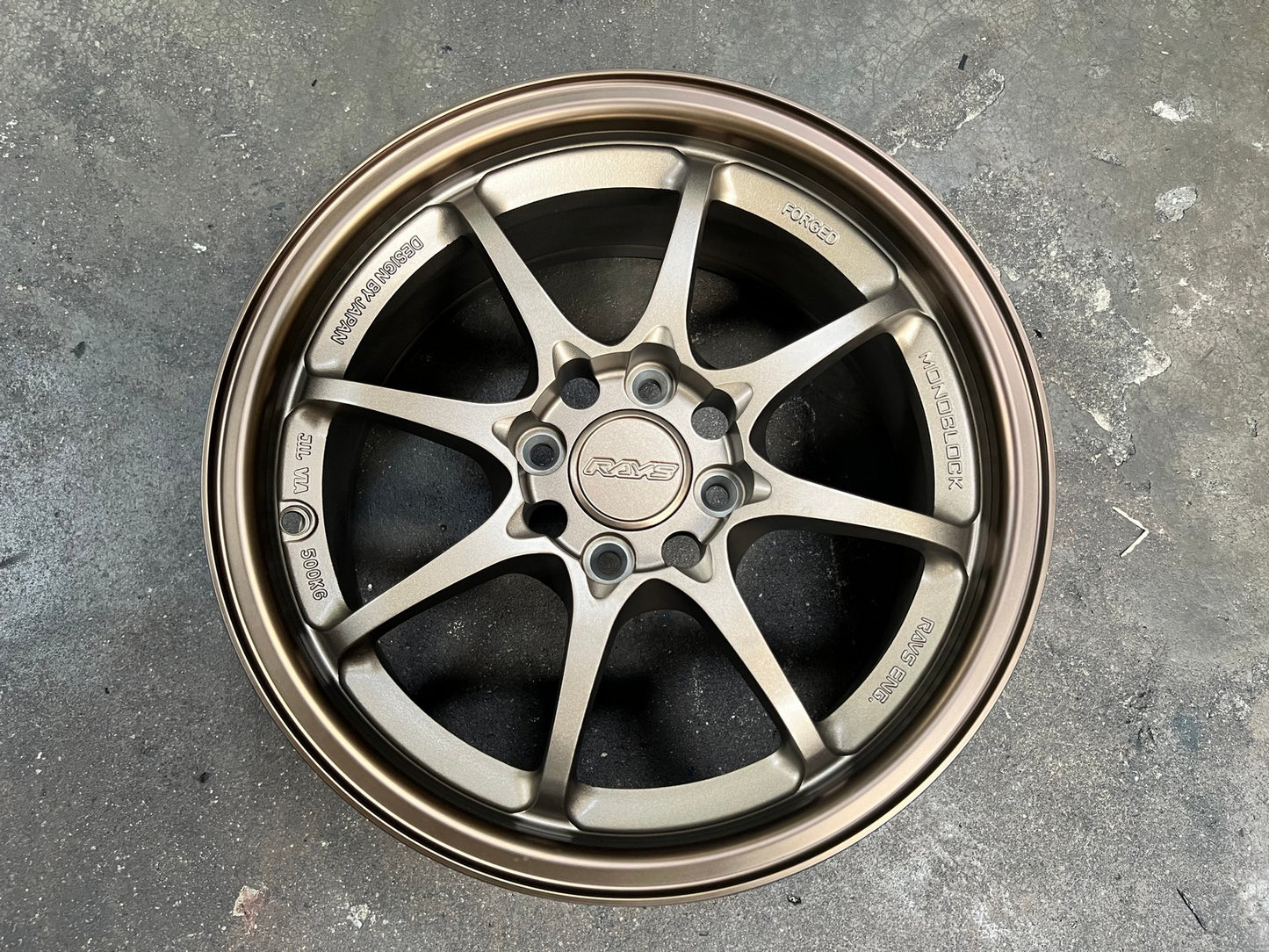 New 15X7 ET35 AOW Flow Formed CE28 Rim (4 wheel) Matt Bronze 4X100