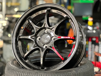 New 16X7 ET40 AOW Flow Formed CE28 Rim (4 wheel) Gloss Gunmetal 4X100