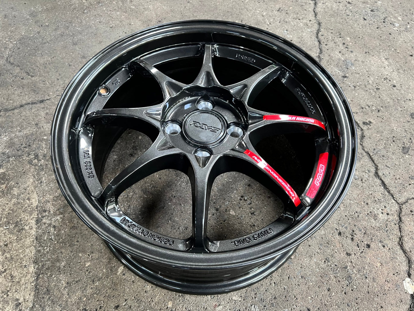 New 16X7 ET40 AOW Flow Formed CE28 Rim (4 wheel) Gloss Gunmetal 4X100