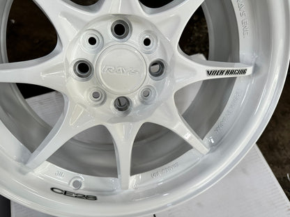 New 16X7 ET40 AOW Flow Formed CE28 Rim (4 wheel) Gloss White 4X100