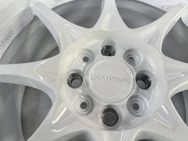 New 16X7 ET40 AOW Flow Formed CE28 Rim (4 wheel) Gloss White 4X100