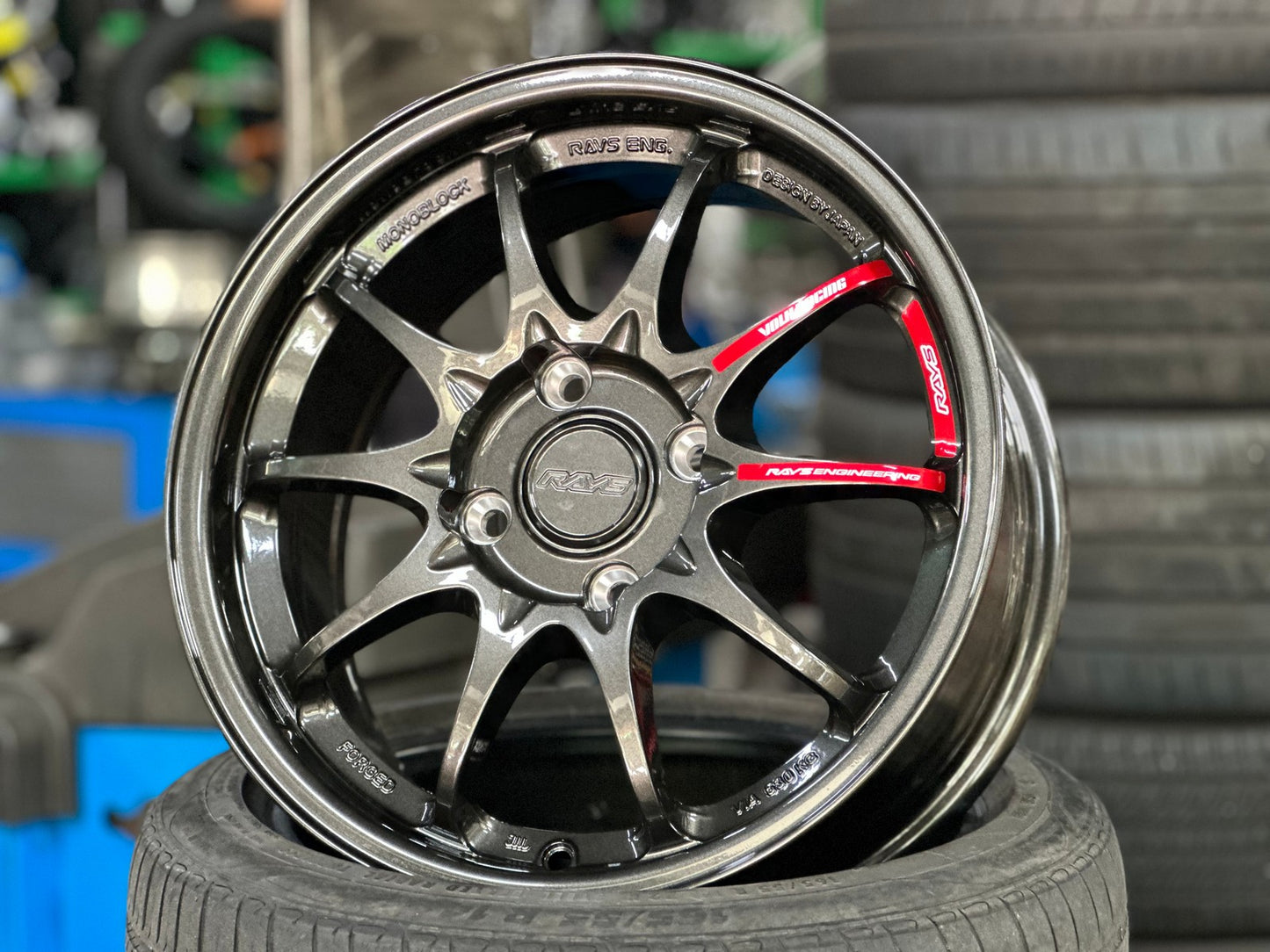 New 16X7 ET40 AOW Flow Formed CE28 Rim (4 wheel) Gloss Gunmetal 4X114.3