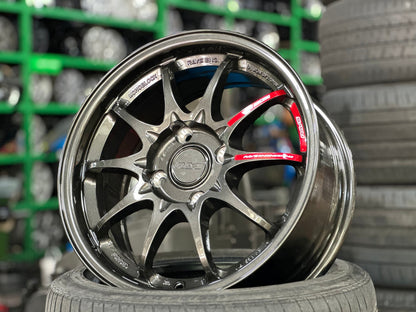 New 16X7 ET40 AOW Flow Formed CE28 Rim (4 wheel) Gloss Gunmetal 4X114.3