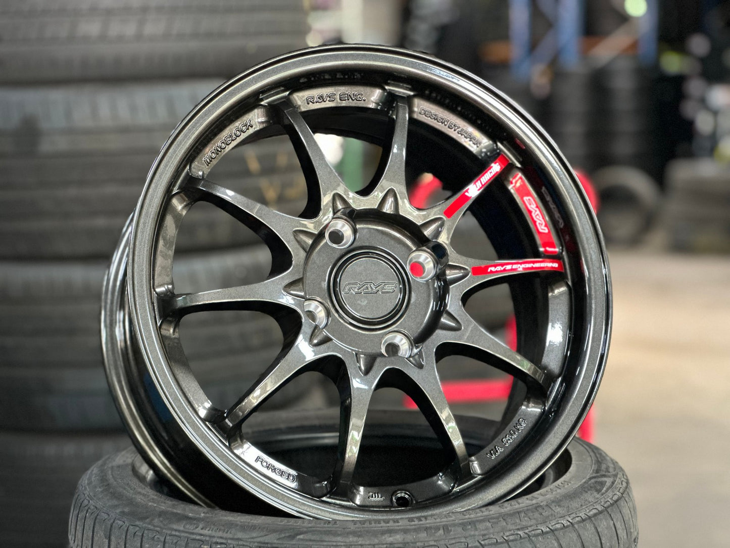 New 16X7 ET40 AOW Flow Formed CE28 Rim (4 wheel) Gloss Gunmetal 4X114.3