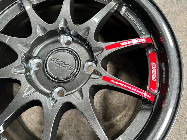 New 16X7 ET40 AOW Flow Formed CE28 Rim (4 wheel) Gloss Gunmetal 4X114.3