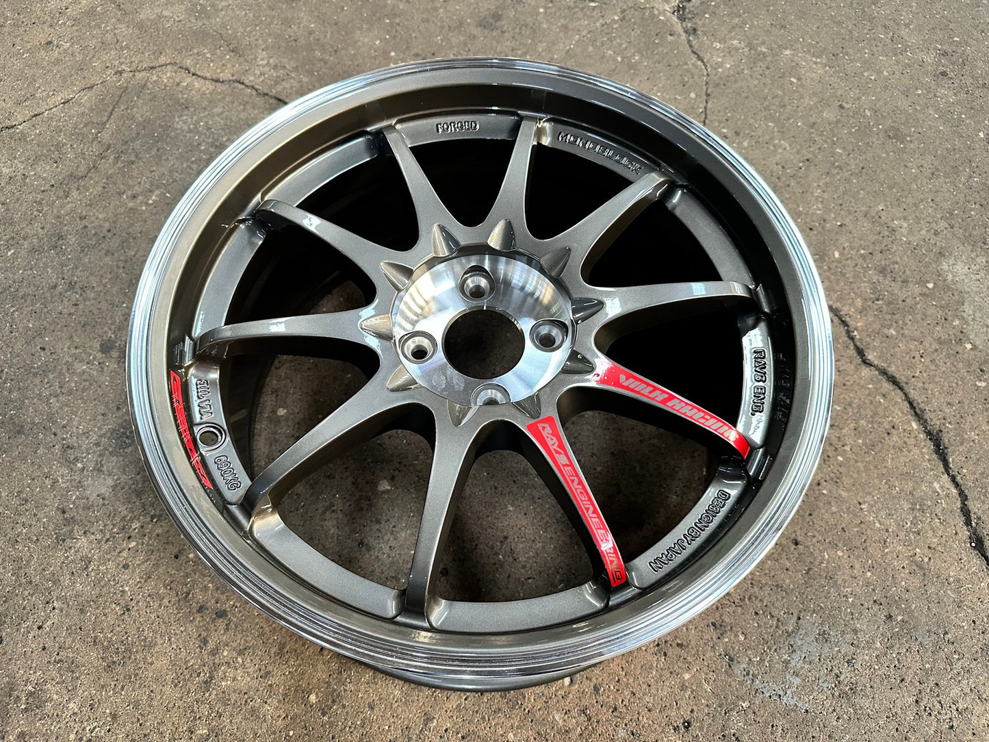 New 17X8 ET40 AOW Flow Formed CE28 Rim (4 wheel) Gloss Gunmetal 4X100