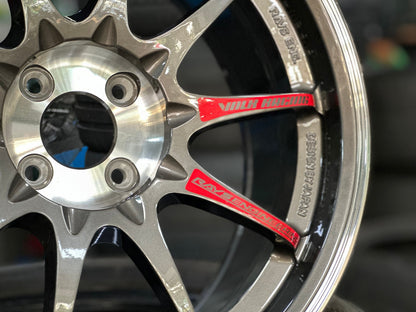 New 17X8 ET40 AOW Flow Formed CE28 Rim (4 wheel) Gloss Gunmetal 4X100