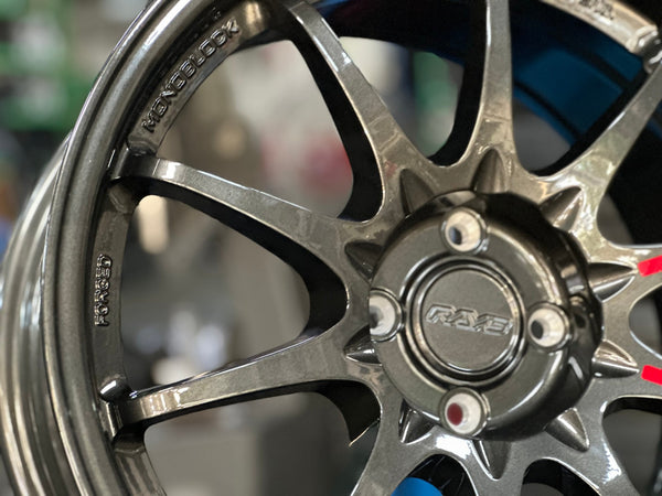 New 17X8 ET40 AOW Flow Formed CE28 Rim (4 wheel) Dark Gunmetal 4X100