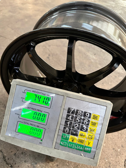 New 17X8 ET40 AOW Flow Formed CE28 Rim (4 wheel) Dark Gunmetal 4X100