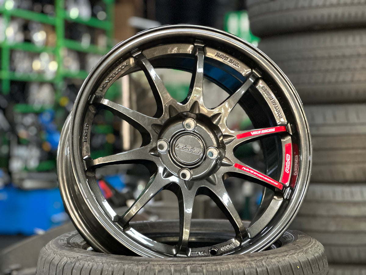 New 17X8 ET40 AOW CE28 Rim (4 wheel) Dark Gunmetal 4X100