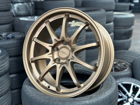 New 18X8.5 ET43 AOW Flow Formed CE28 Rim (4 wheel) Matt Bronze 5X112