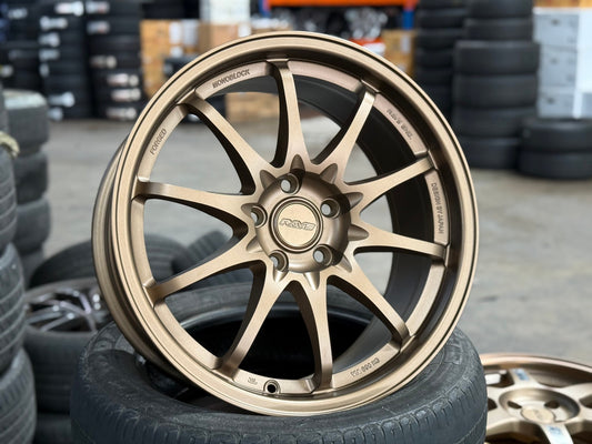NEW 18X8.5 ET43 AOW CE28 Flow Formed Rim (4 wheel) Bronze 5X112