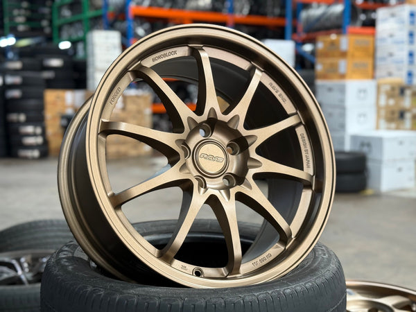 New 18X8.5 ET43 AOW Flow Formed CE28 Rim (4 wheel) Matt Bronze 5X114.3
