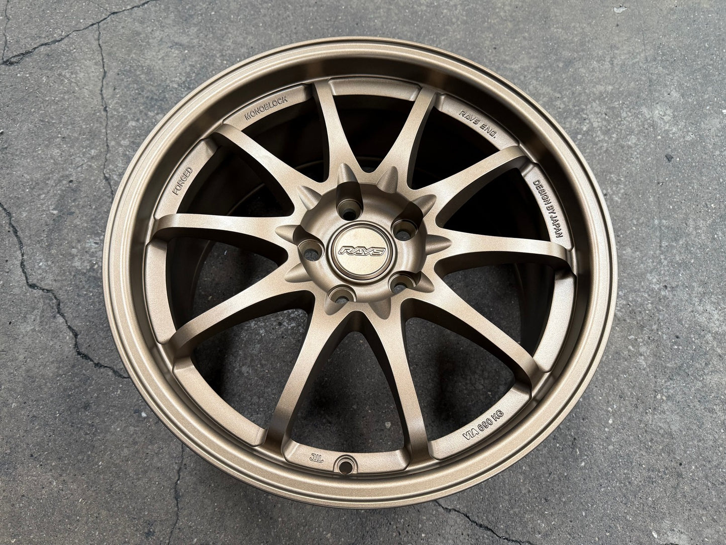 New 18X8.5 ET43 AOW Flow Formed CE28 Rim (4 wheel) Matt Bronze 5X112