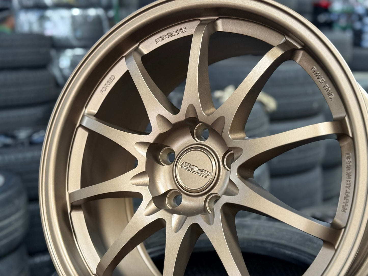 New 18X8.5 ET43 AOW Flow Formed CE28 Rim (4 wheel) Matt Bronze 5X112